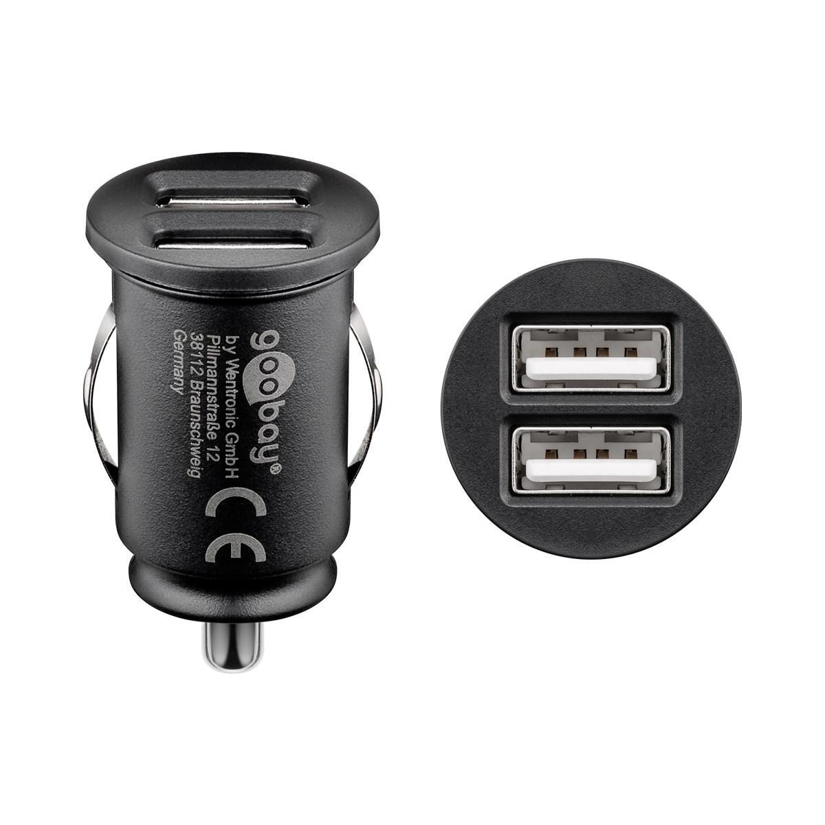 Goobay Dobbel USB-billader (2xUSB)