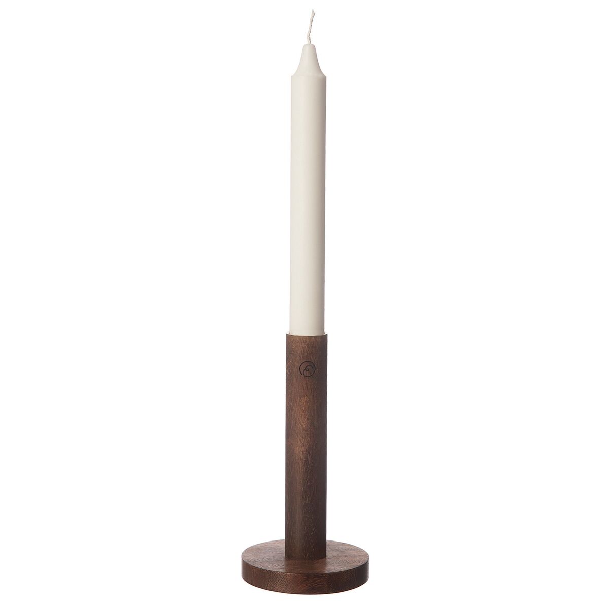 Lysestake i tre mørkebrun, 15 cm