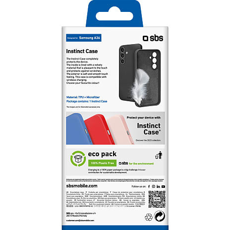 SBS Samsung Galaxy A36 cover - sort