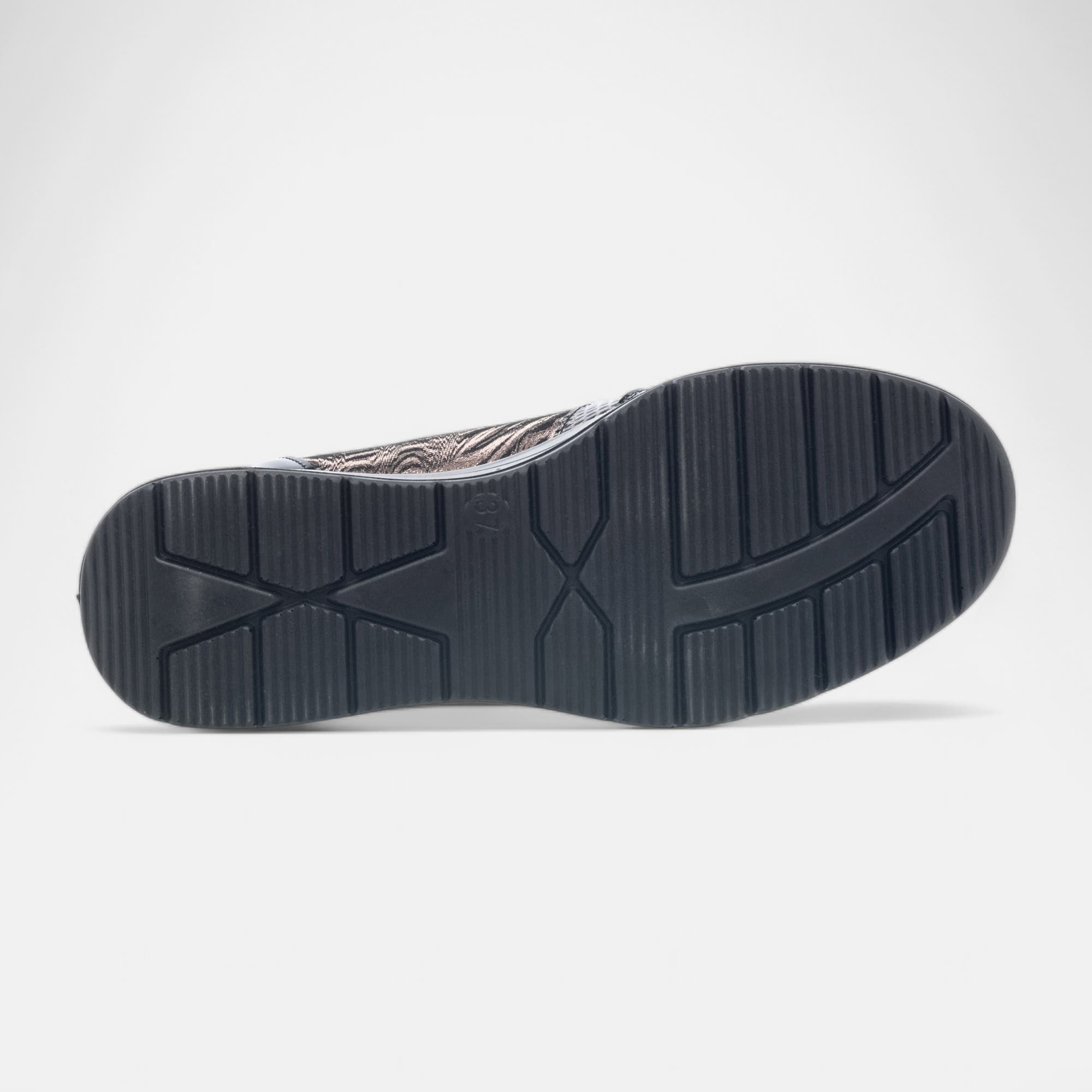 Baskets basses Femme en cuir noir