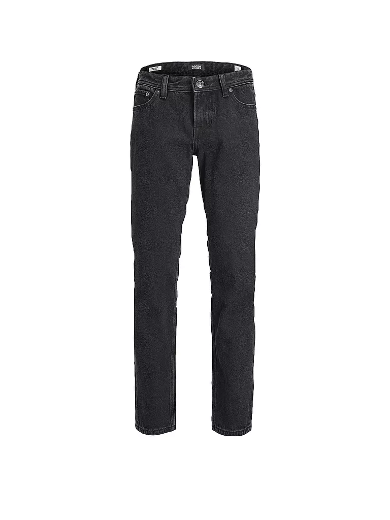 JACK & JONES Jungen Jeans Regular Fit JJICLARK JJORIGINAL schwarz