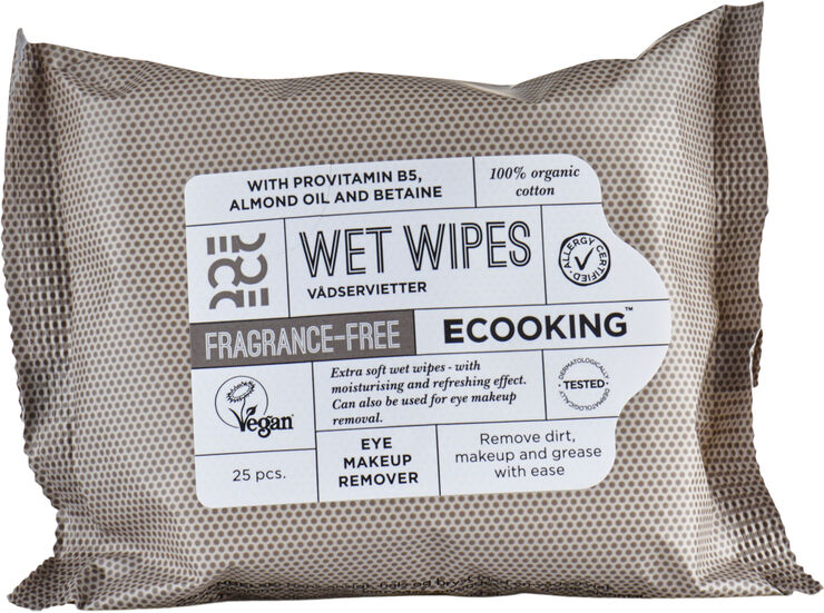 ECOOKING Wet Wipes Fragrance Free 25 pcs.