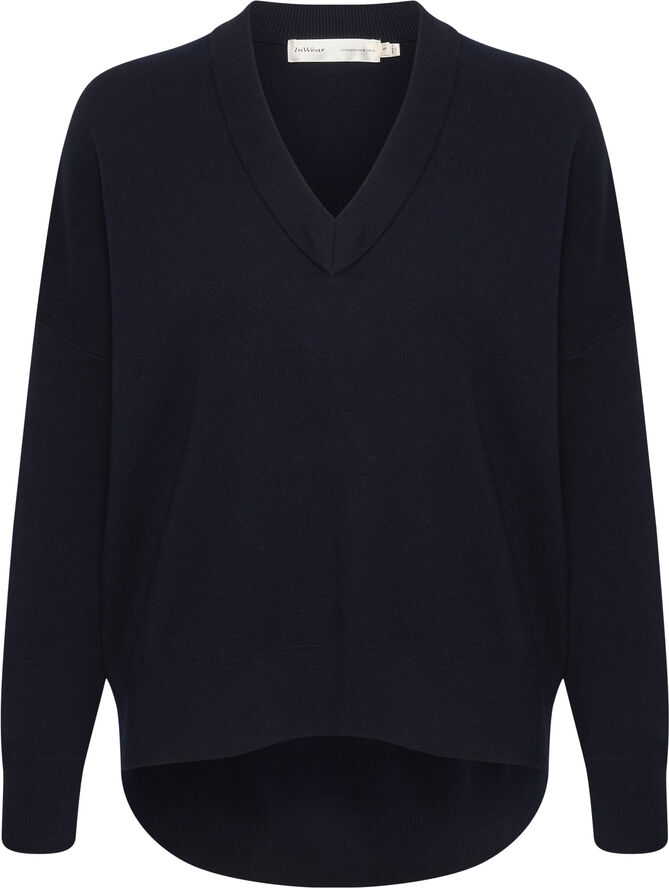 InWear FosterIW V-neck Marine blue