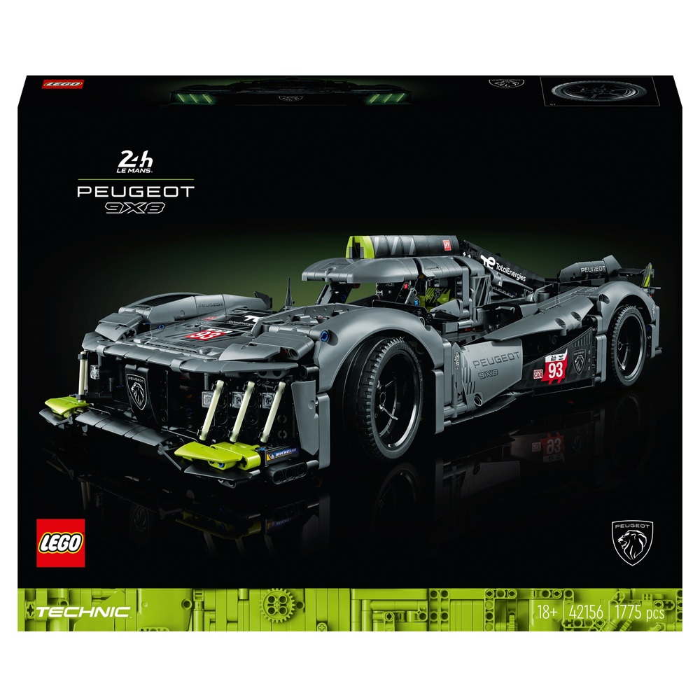 LEGO Technic 42156 Peugeot 9x8 24h Le Mans Hybrid-Hypercar