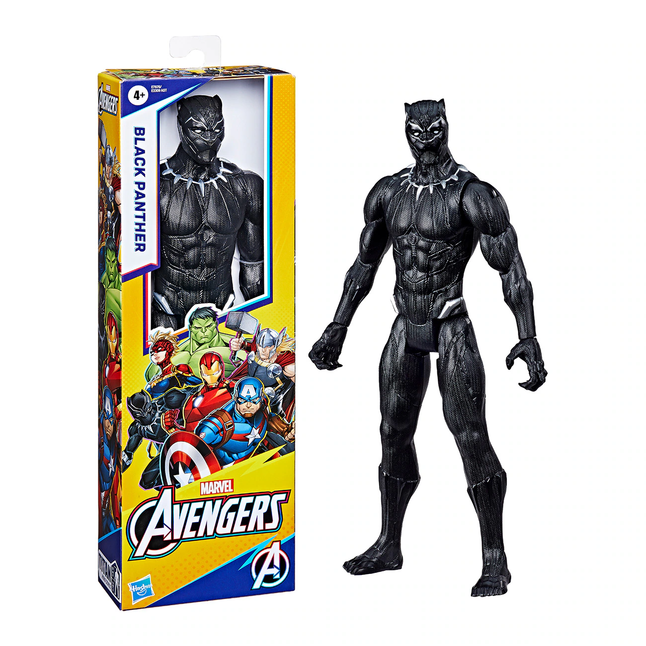 Hasbro Marvel Avengers Titan Hero Serie Black Panther schwarz Spielfigur