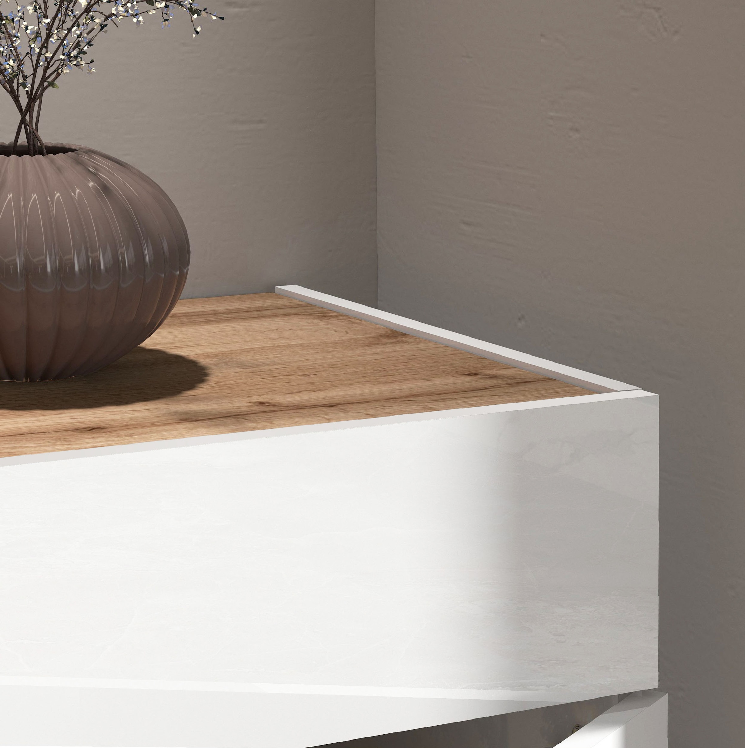 INOSIGN Sideboard »Garda, Kommode, Schrank, 2 Türen, 1 Schublade, Made in Italy« 2 Türen, 1 Schublade,grifflos  Breite 80,9 cm