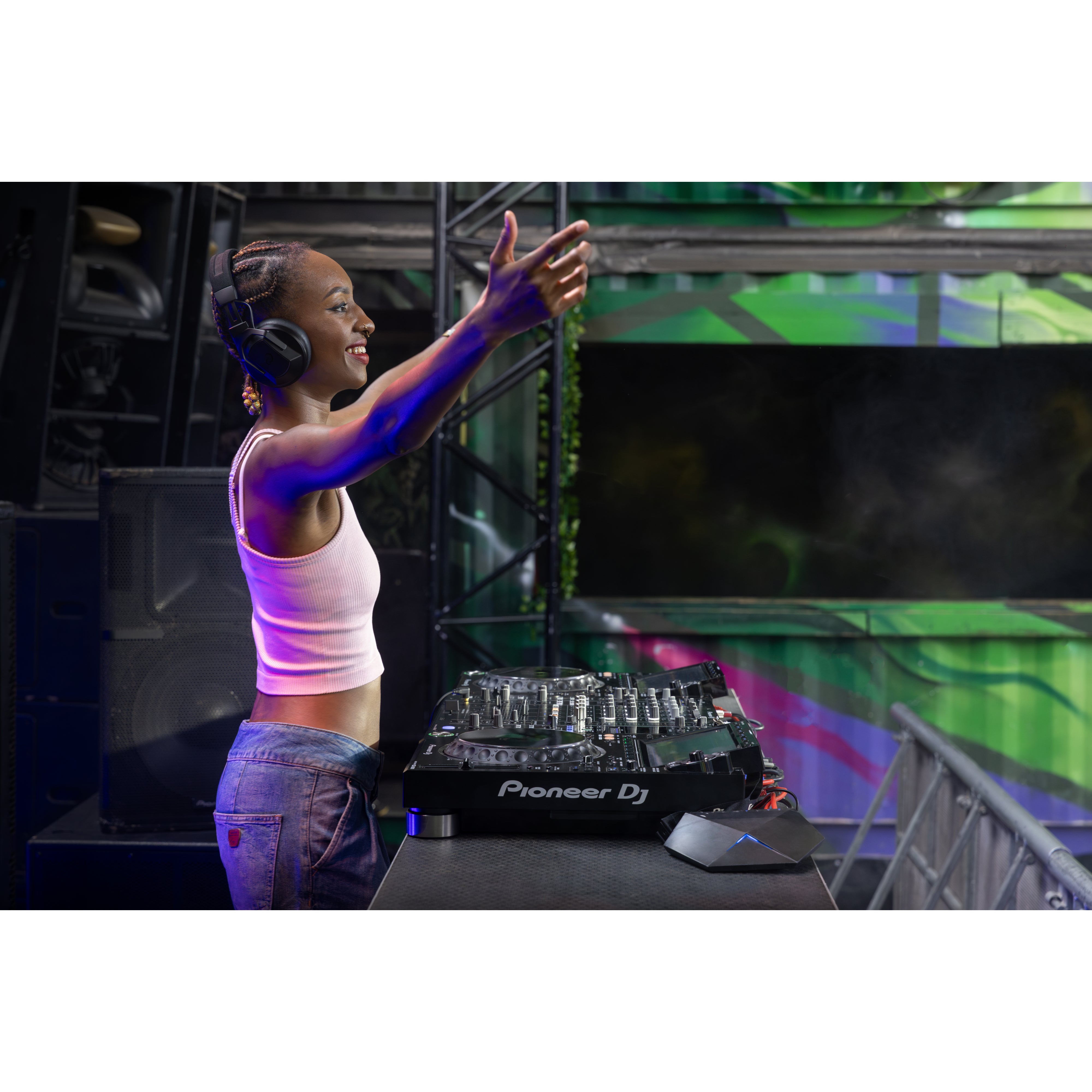 AlphaTheta HDJ-F10 professionele draadloze DJ hoofdtelefoon