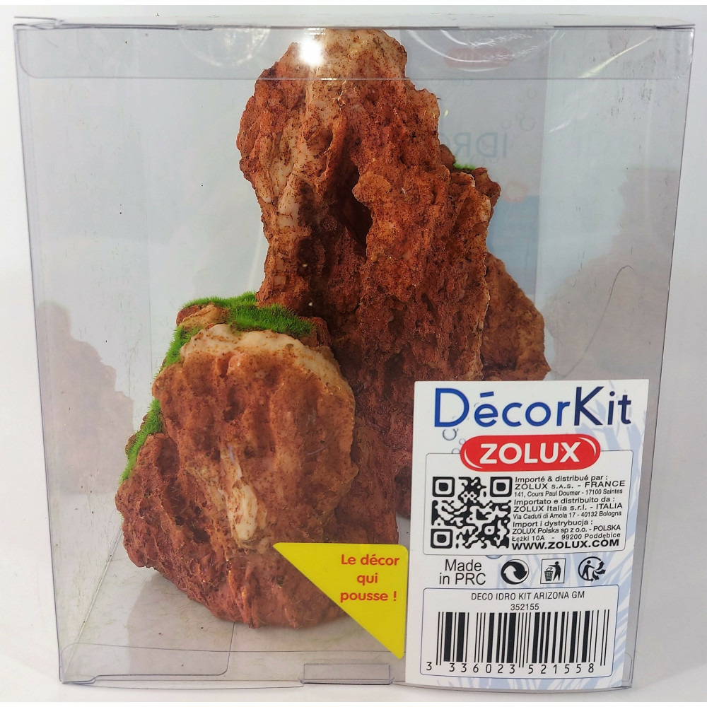 Déco idro kit arizona. Décor qui pousse. Moyen model. 17.5 x 14.6 x 20 cm