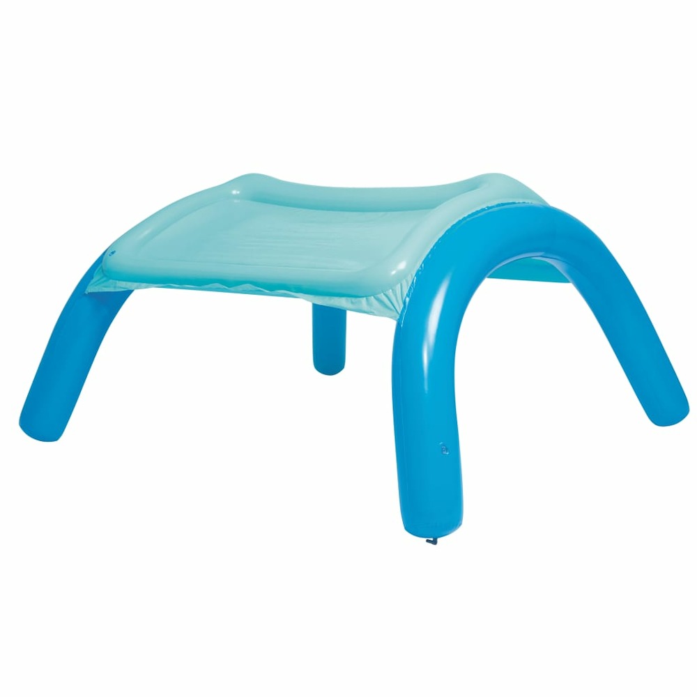 Piscine de jeu avec auvent bleu 140x140x114 cm 52192