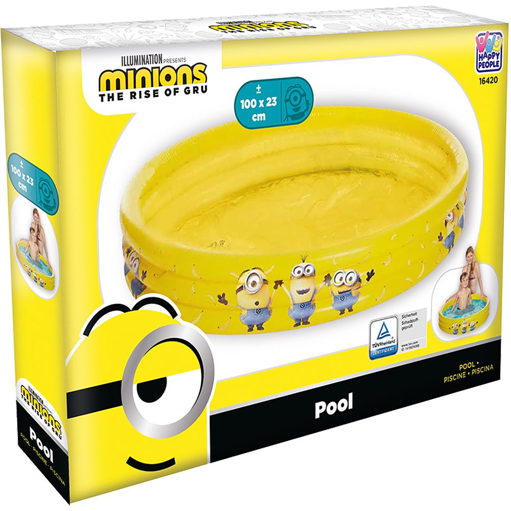 Happy People Minions 3-Ring-Pool Kinder gelb