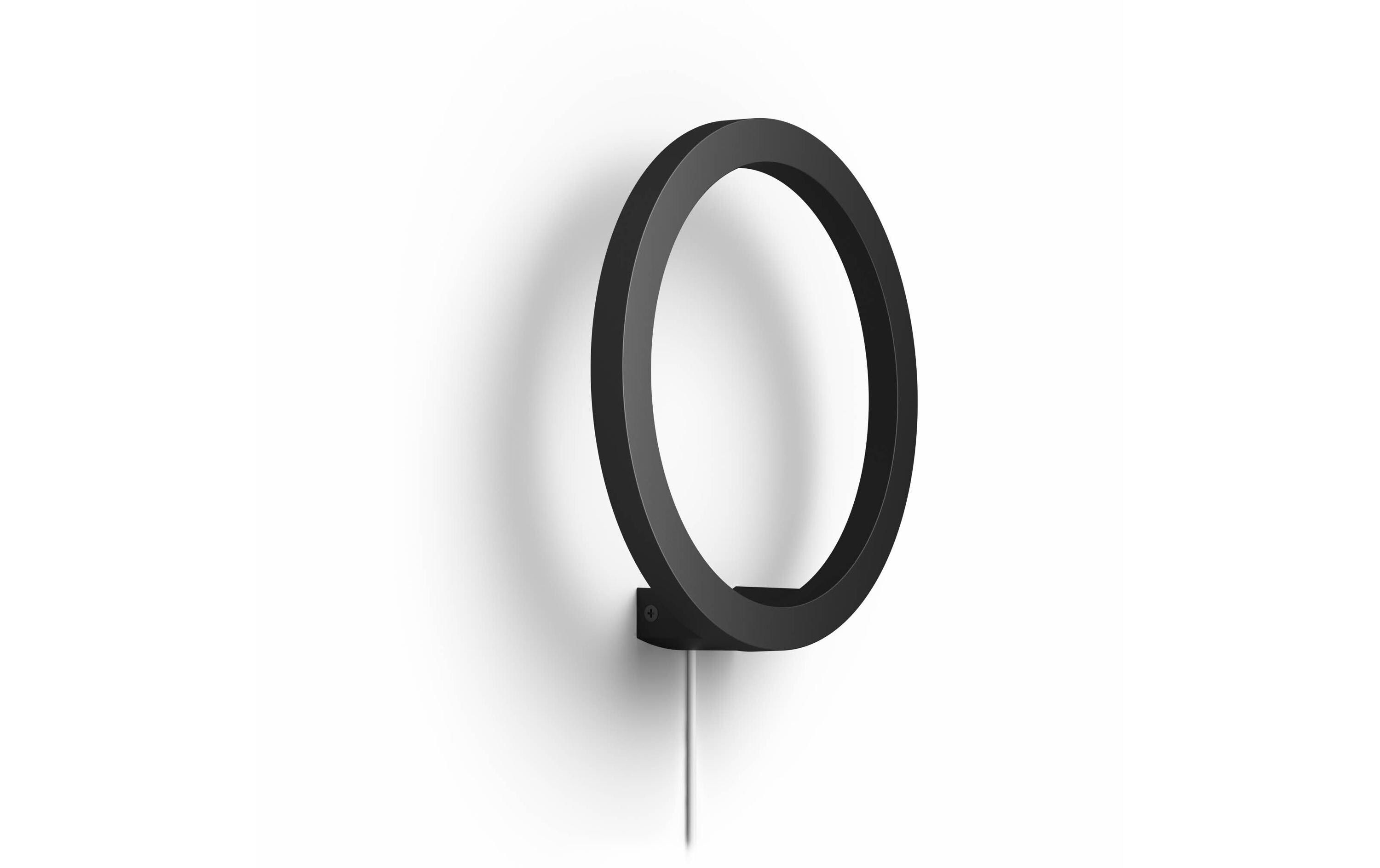 White & Color Ambiance Sana Wandleuchte Schwarz<br>LED-Wandleuchte