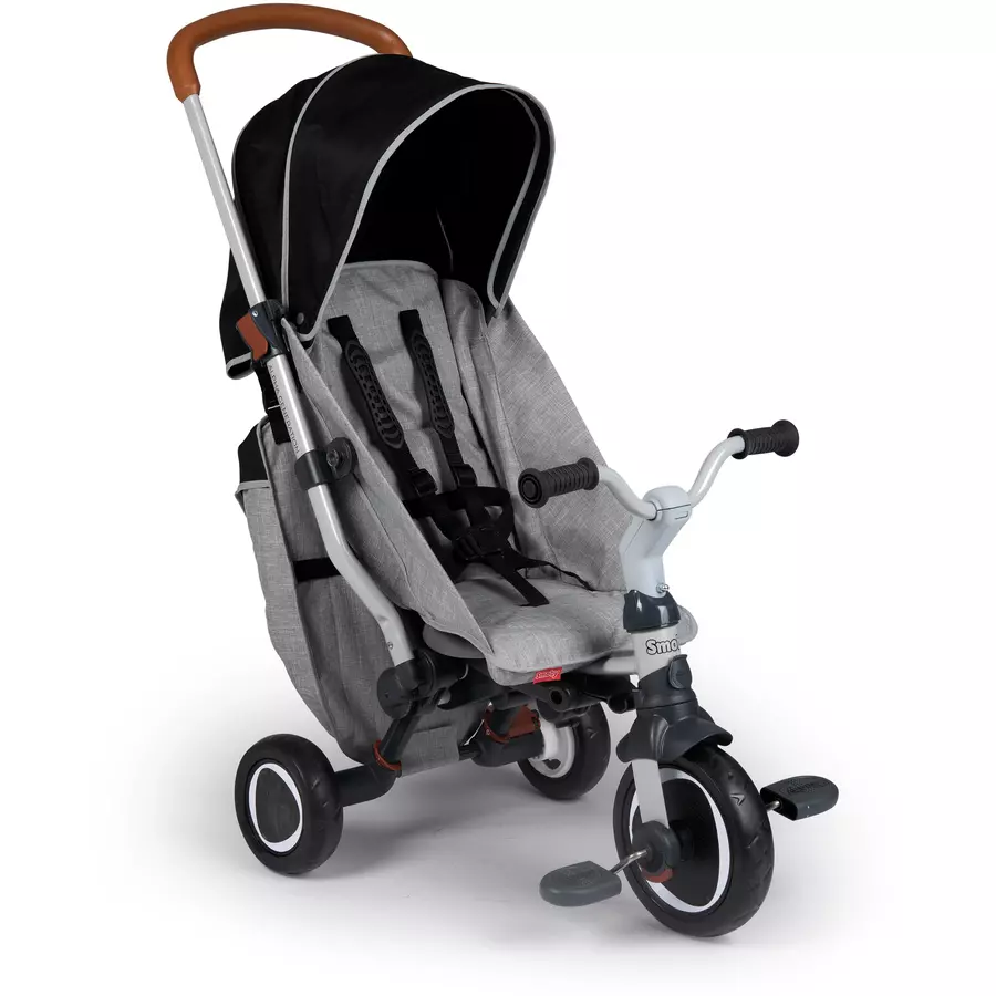 Smoby Fold-Up Trike, grauschwarz