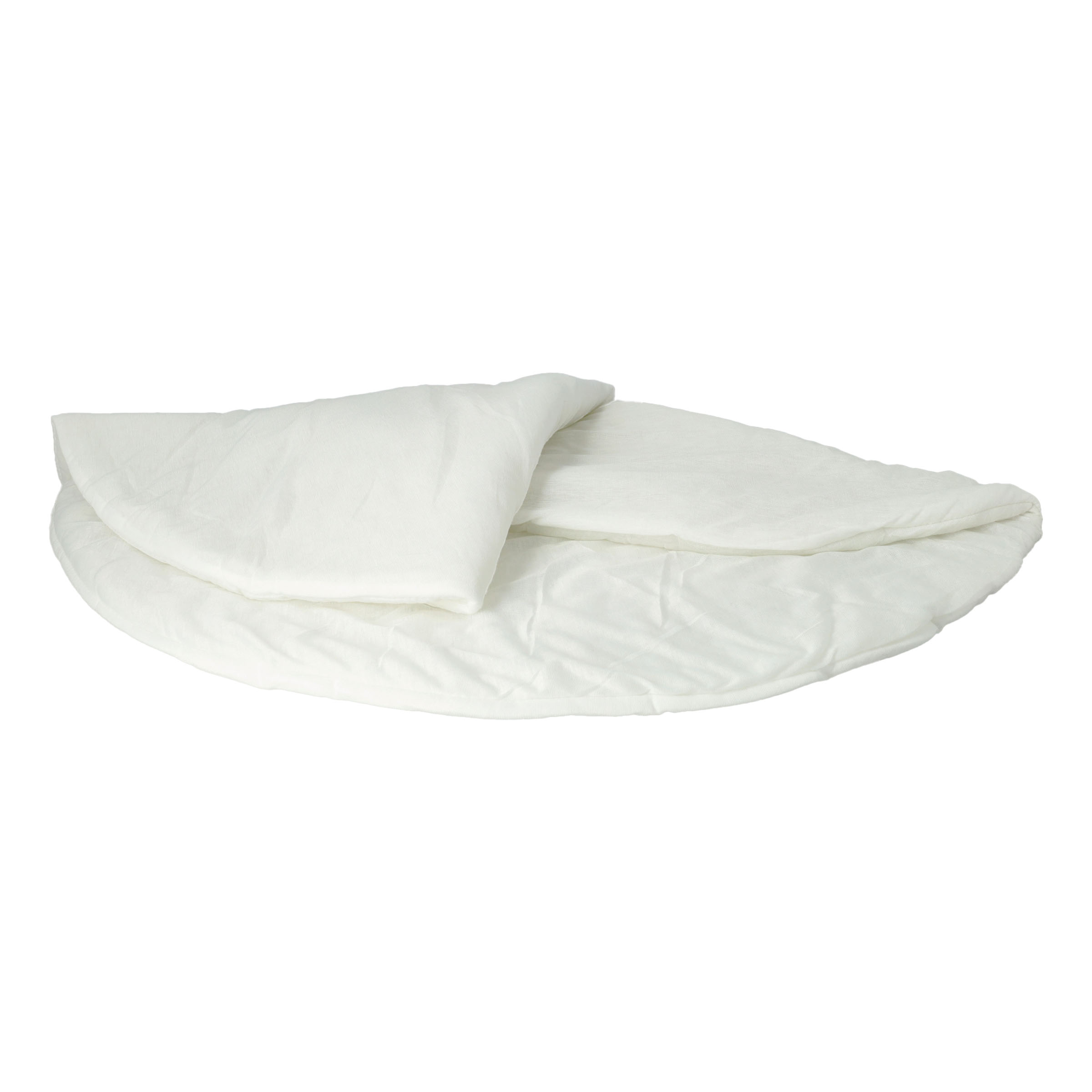 (Ø80cm) Baumwoll Baby Boden Kissen Bezug Weiche Kissenhülle Krabbel Decke Spiel Teppich - Bär