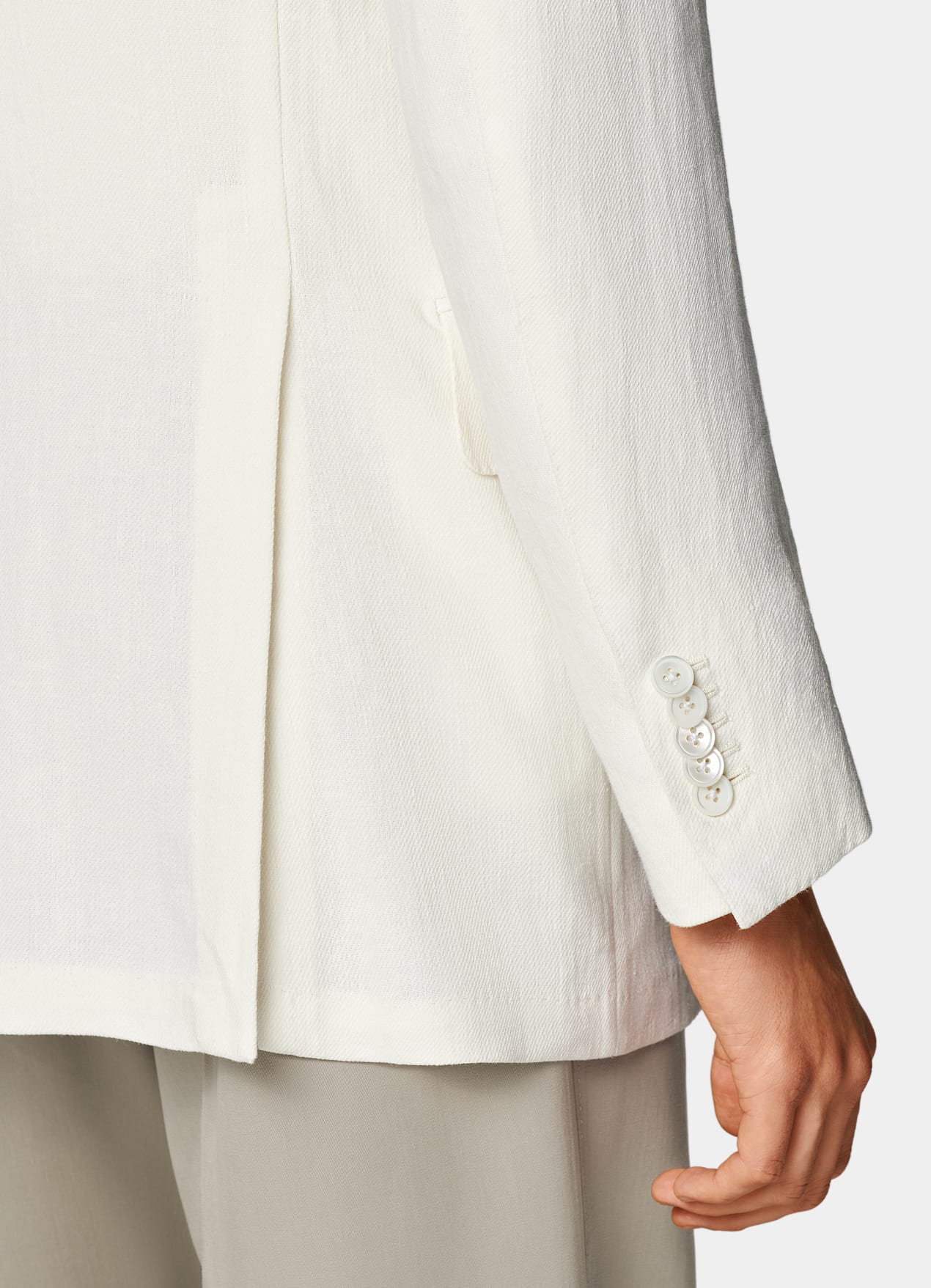 Blazer Milano coupe Tailored blanc cassé