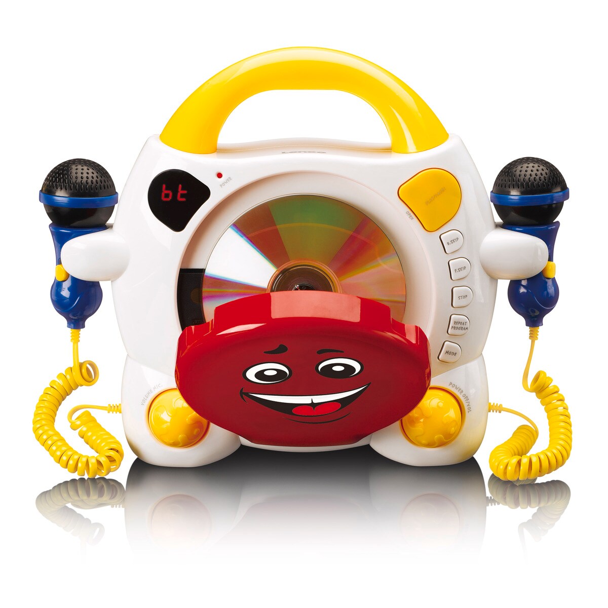 LENCO KCD-011KIDS Tragbarer Kinder Karaoke CD-Player mit BT