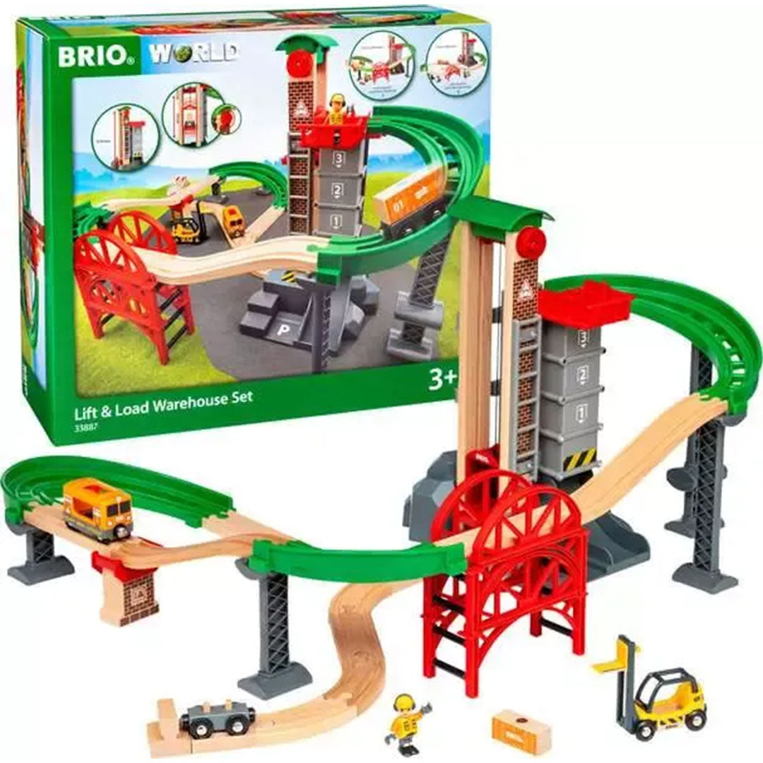 brio treinbaan heffen en laden - 32-delig