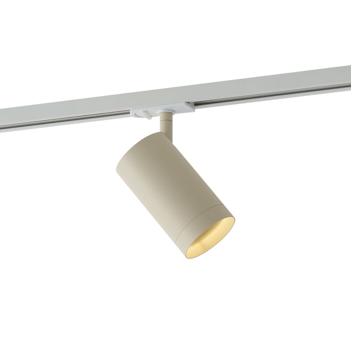 Moderne spot beige voor railsysteem 1-fase GU10 70mm - Iconic Jeana Luxe