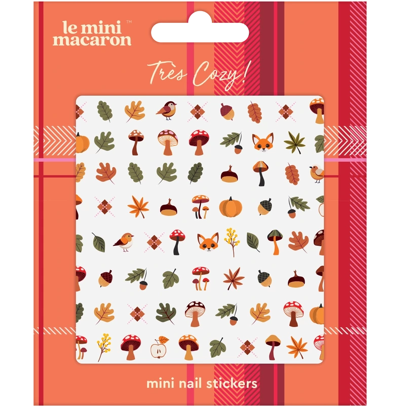 Le Mini Macaron Nail Art Stickers - Très Cozy