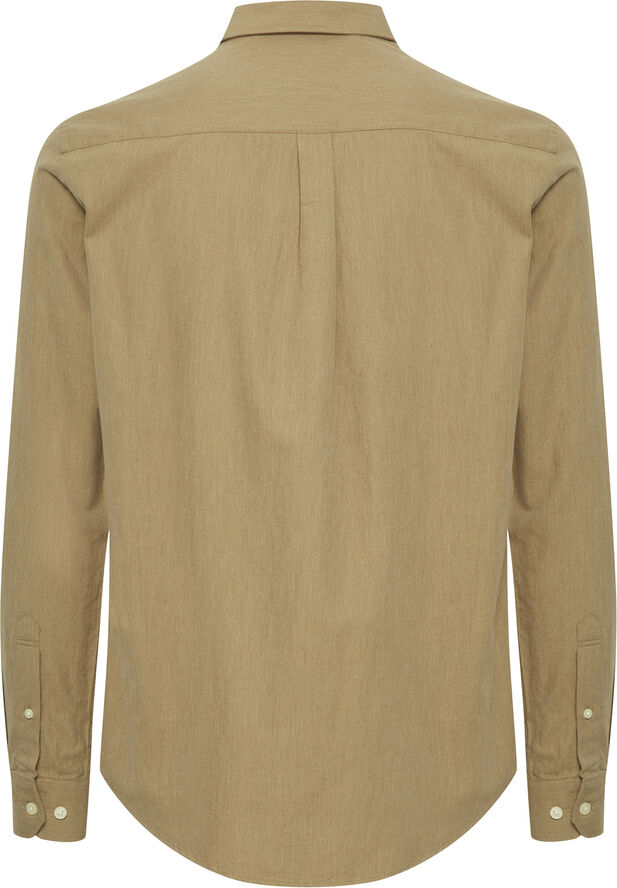 Casual Friday CFANTON LS BD fil a fil shirt Gothic olive melange