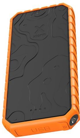 Xtorm - Rugged Powerbank Zonneenergie - 20000mAh - Waterdicht - Oranje