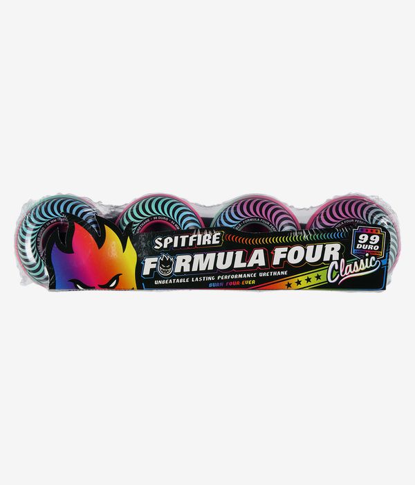 Spitfire Formula Four Classics Rollen (pink teal) 54 mm 99A 4er Pack