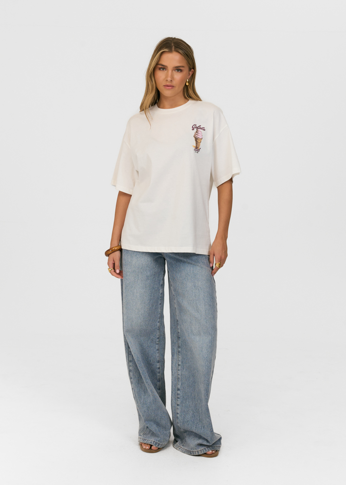 Gelato t-shirt creme