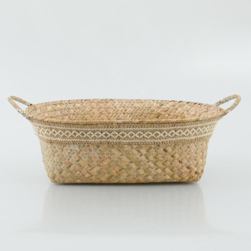 Corbeille 'Milva' jonc de mer