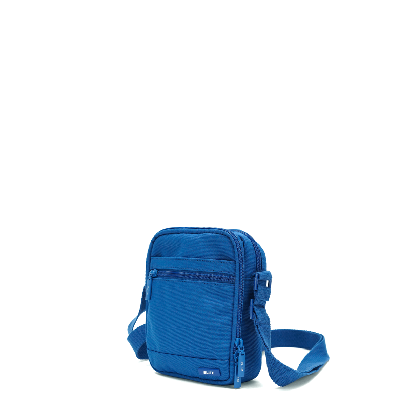 Sac Travers RFID Medium 17 cm Bleu