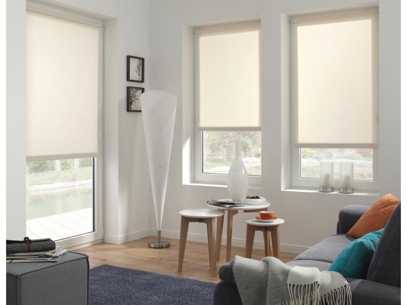 Gardinia Rollo Easyfix, Weiss 60 x 150 cm Rollo mit einfacher Montage