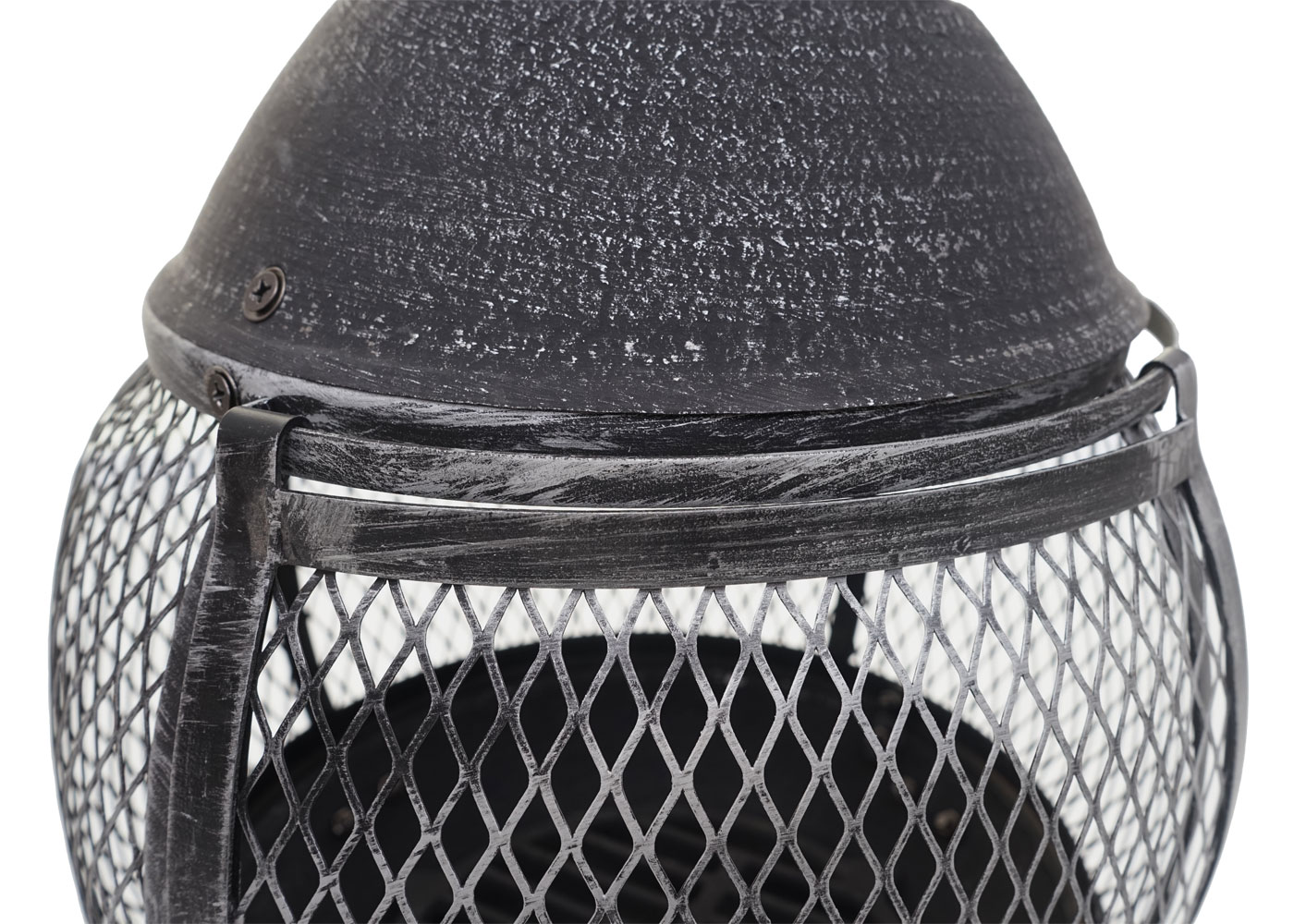 Terrassenofen MCW-F71, Feuerstelle Terrassenkamin Gartenkamin Gartenofen, Gusseisen 11,7kg 91x42x42cm
