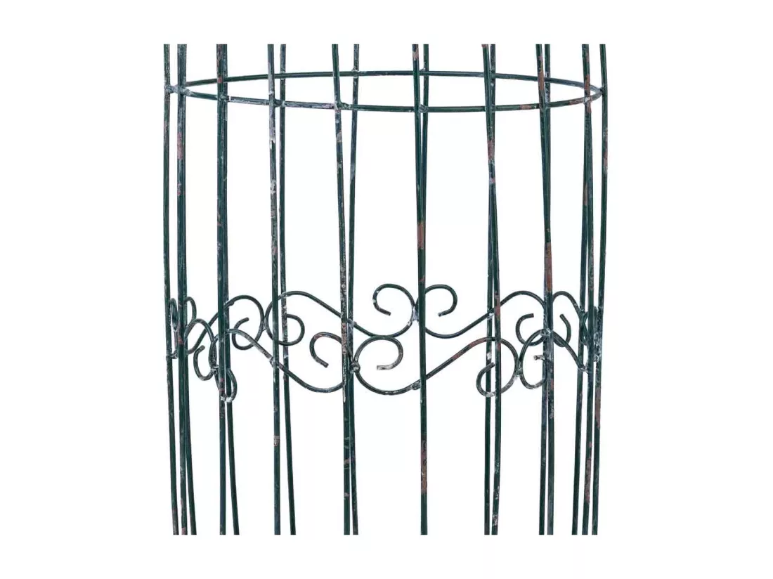 Cage décorative en métal 24,77x24,77x72,39h cm