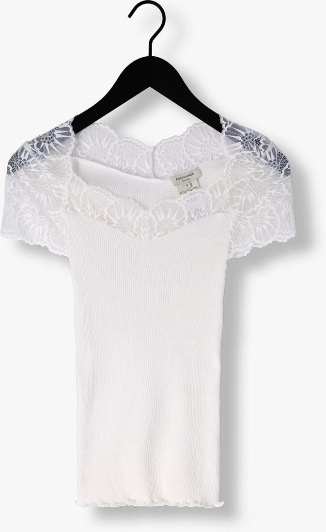 witte rosemunde top beatha capsleeve