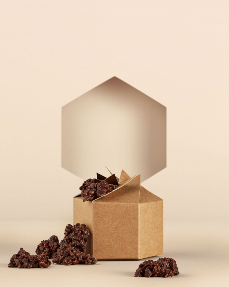 Rocher Roc' Amande Chocolat Noir 75% | Le Chocolat Alain Ducasse 100g