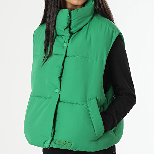 Doudoune Sans Manches Femme W33477MOW Vert