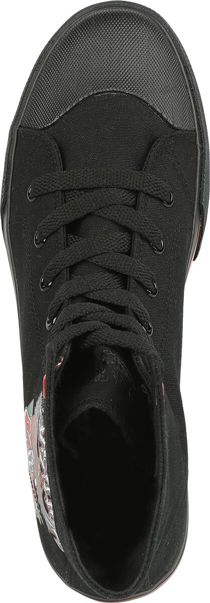 Baskets Imprimé Old School | Rock Rebel by EMP Baskets hautes