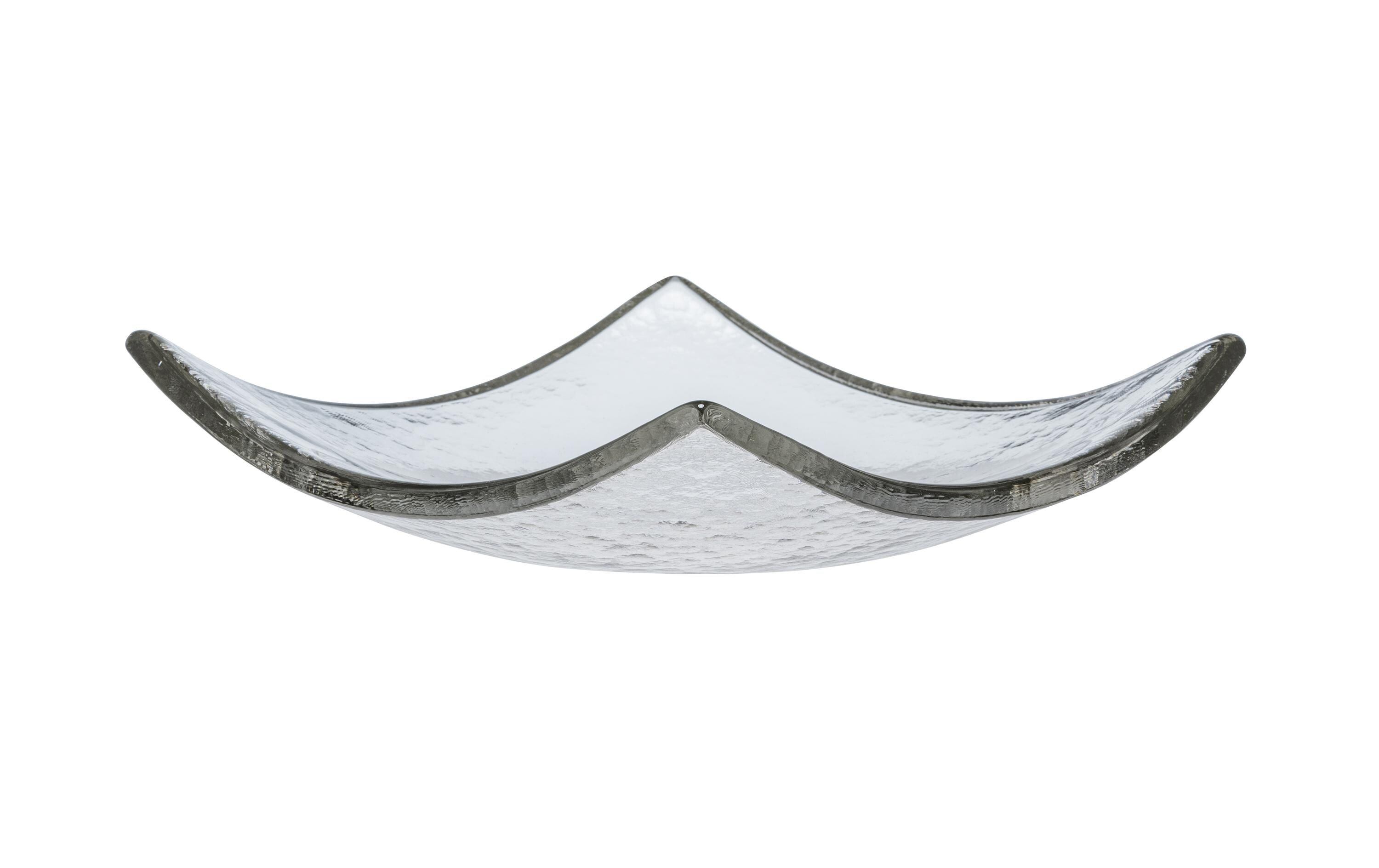 Schale Carré 31 x 31 cm, 1 Stück, Transparent<br>Eckige Glasschale