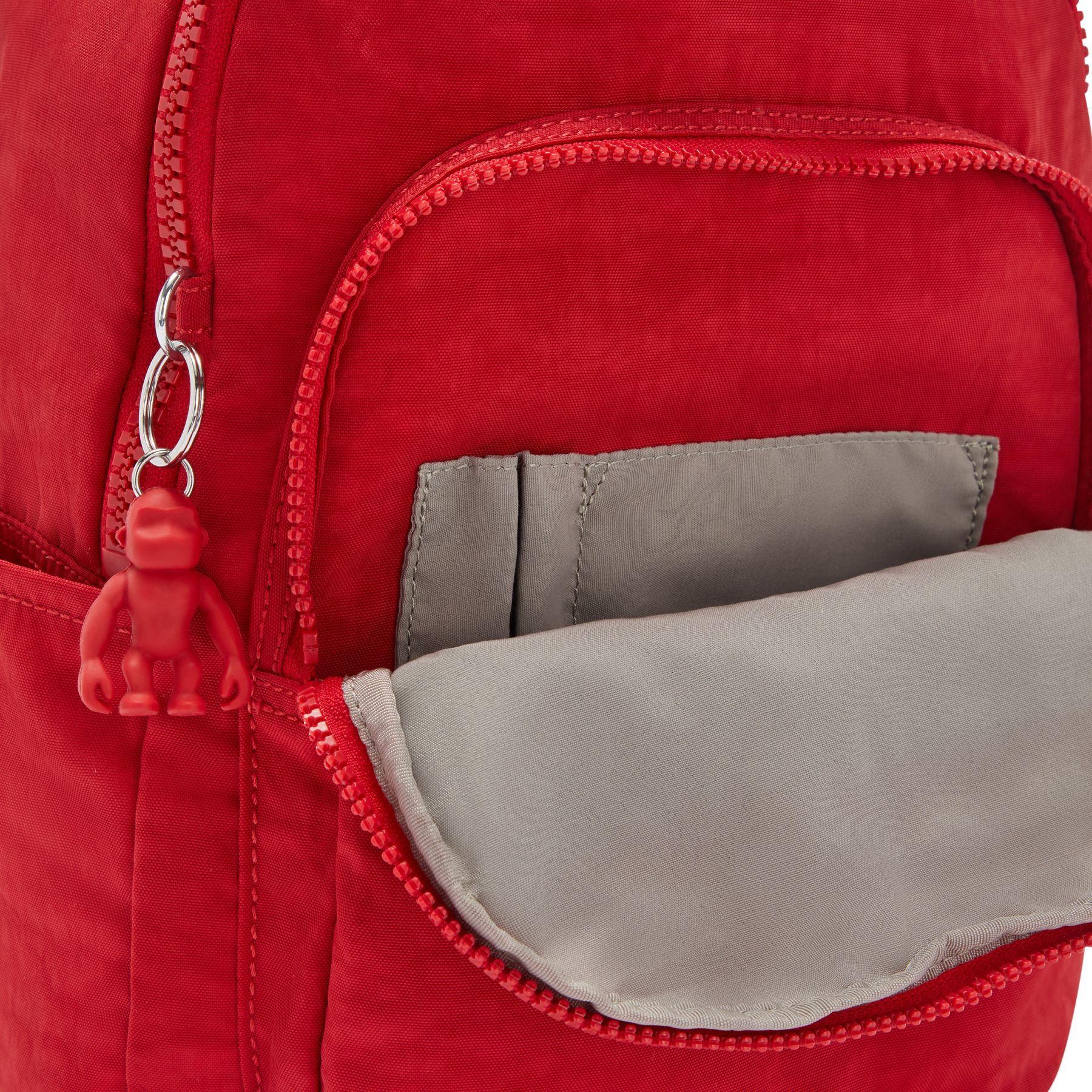 SEOUL S Petit Sac à Dos avec Compartiment pour Tablette - Red Rouge