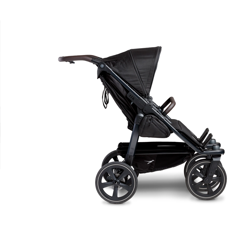 tfk Zwillingskinderwagen Duo 2 mit Luftkammer-Set Schwarz