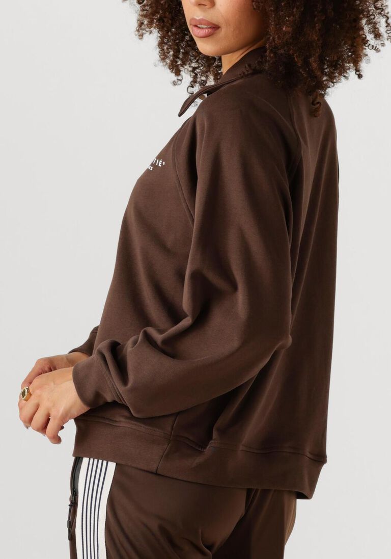 bruine haute l'amitié sweater polo logo sweat