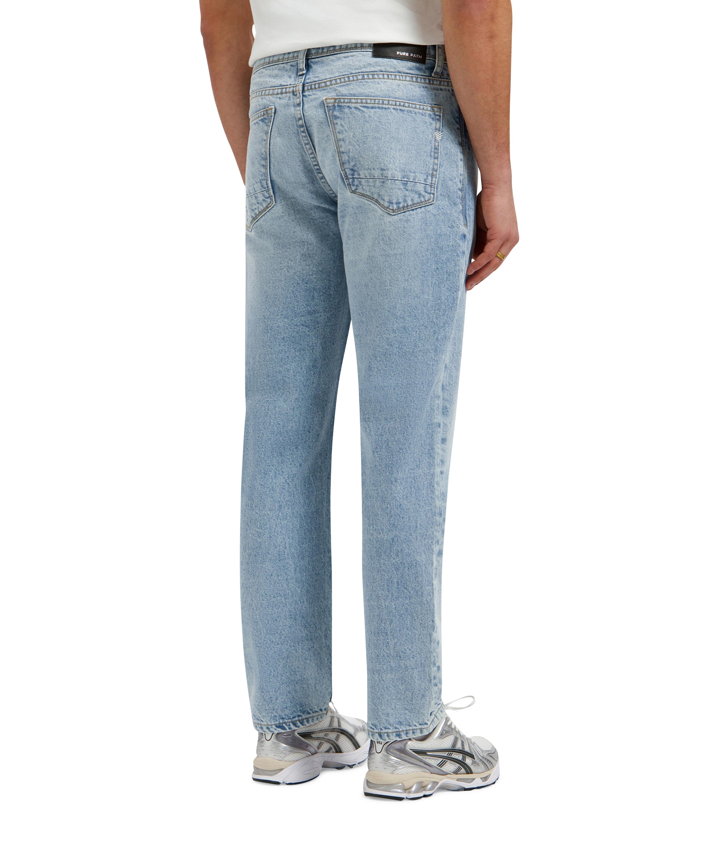 Pure Path The Eric Regular Fit Jeans heren jeans blauw