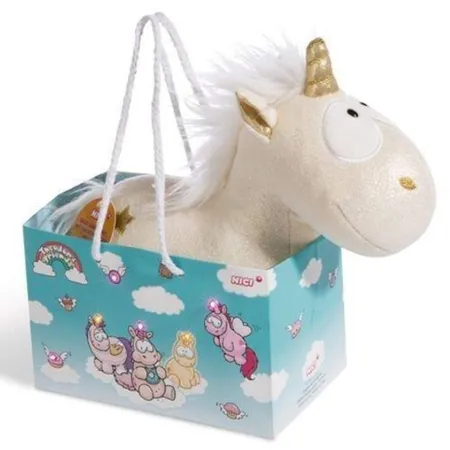 NICI Theodor & Friends Einhorn Shooting Star in LED Geschenktasche