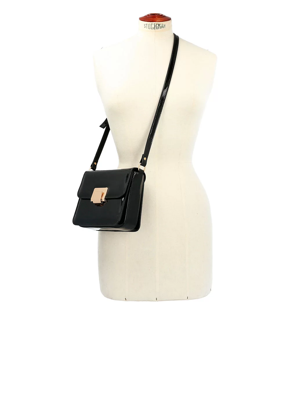 SAC PAOLA VERNIS NOIR