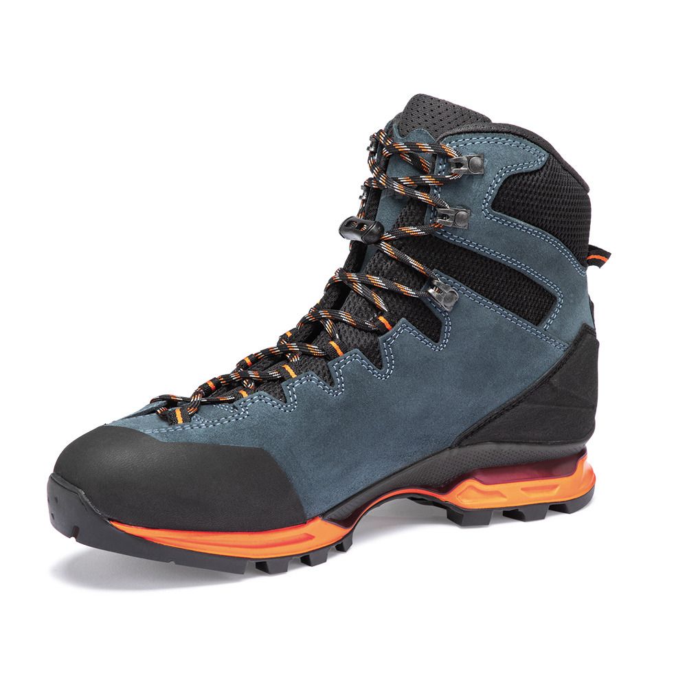 Hanwag MAKRA TREK GTX - Chaussures randonné Homme steel/orange