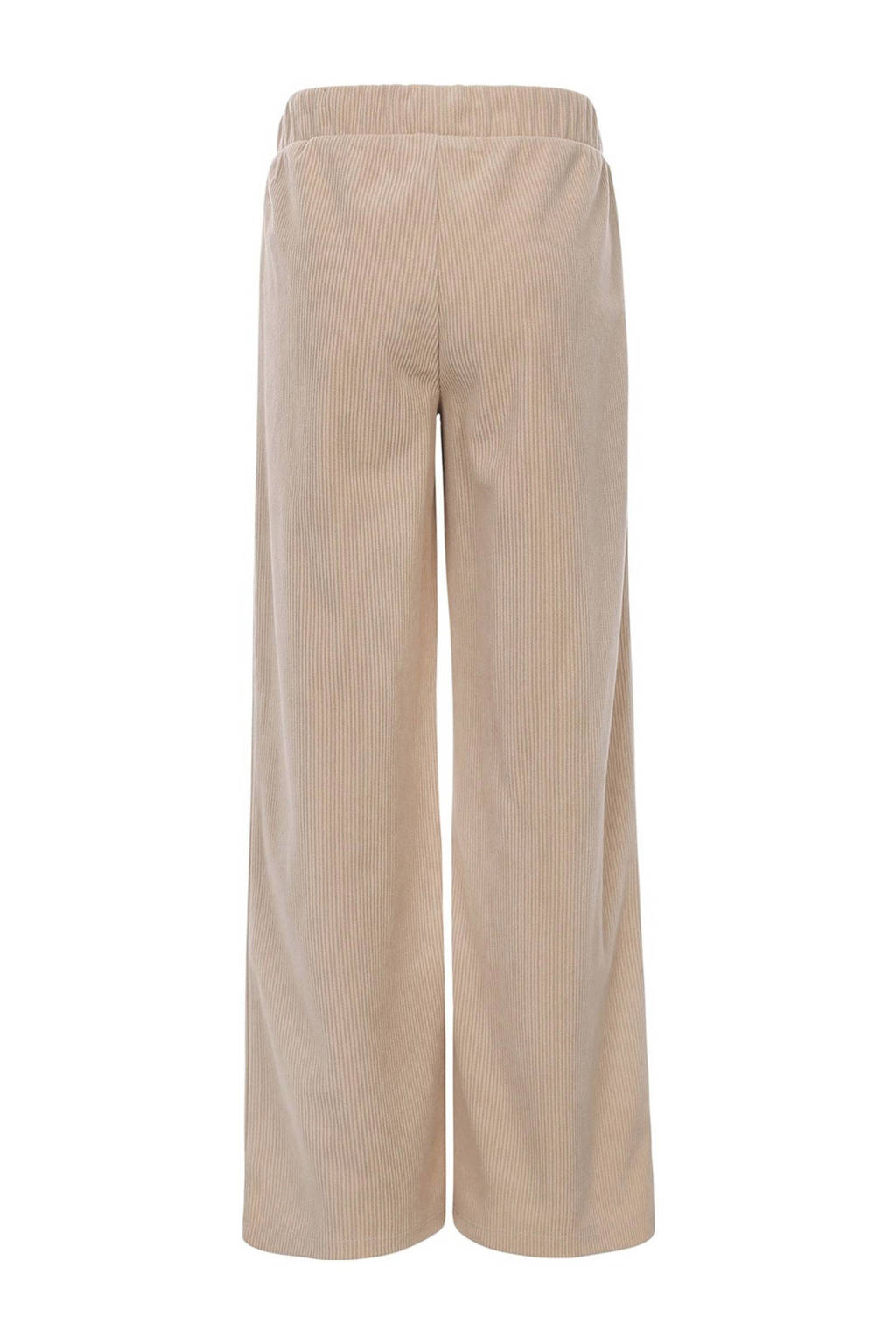 LOOXS corduroy wide leg broek ecru