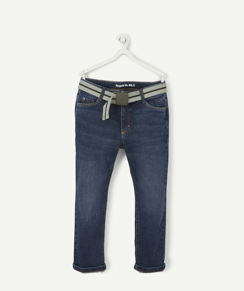MILO LE JEAN DROIT BRUT AVEC CEINTURE TAILLE +