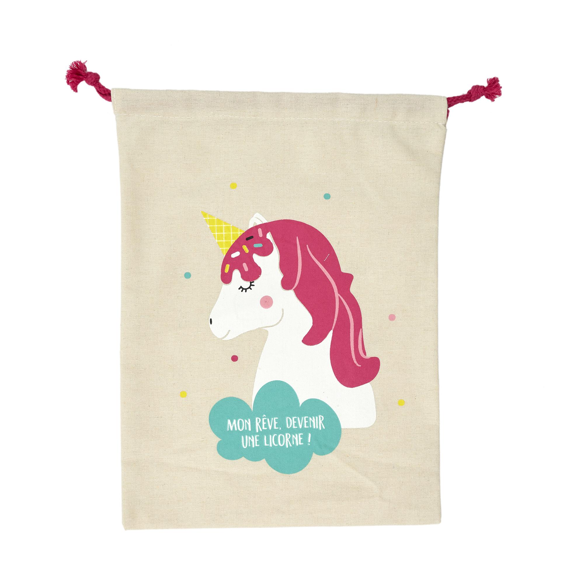 SAC PYJAMA TOILE 35X27CM