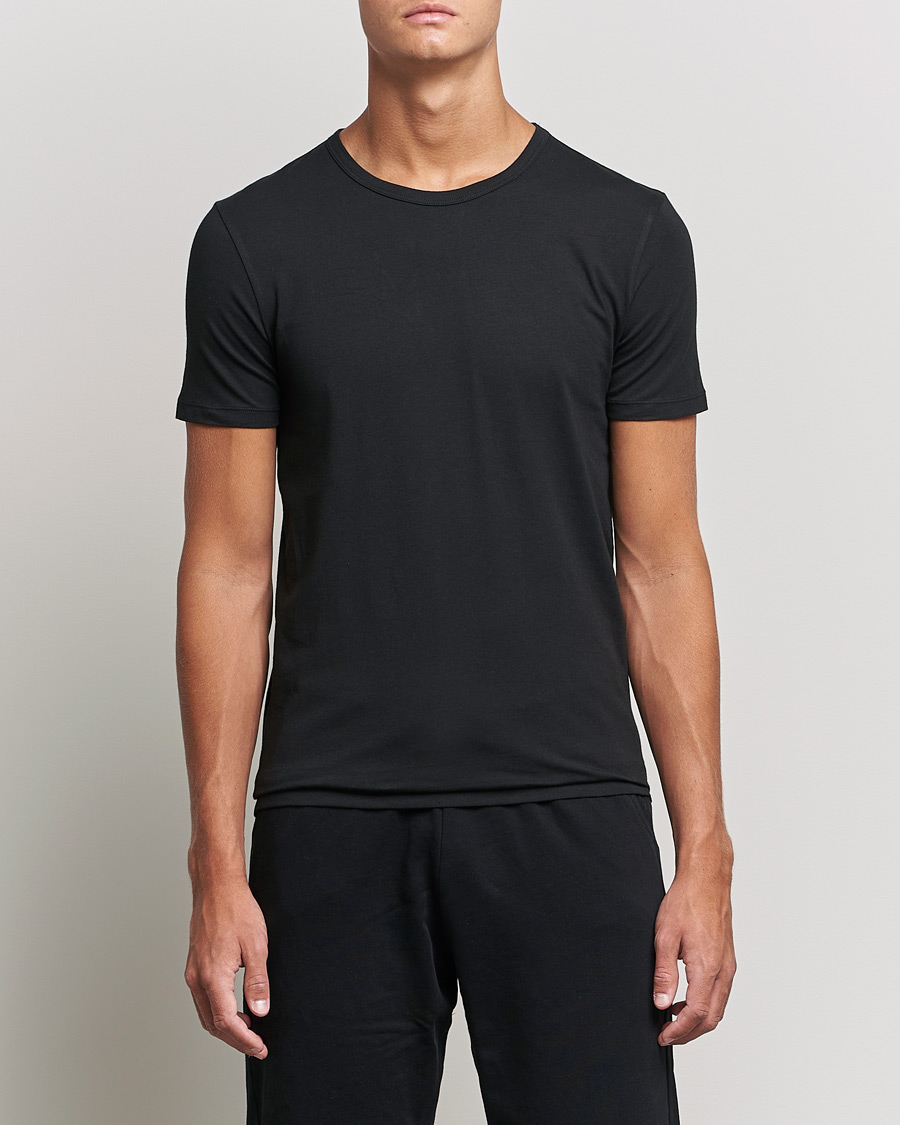 2-Pack Crew Neck Slim Fit T-Shirt Black