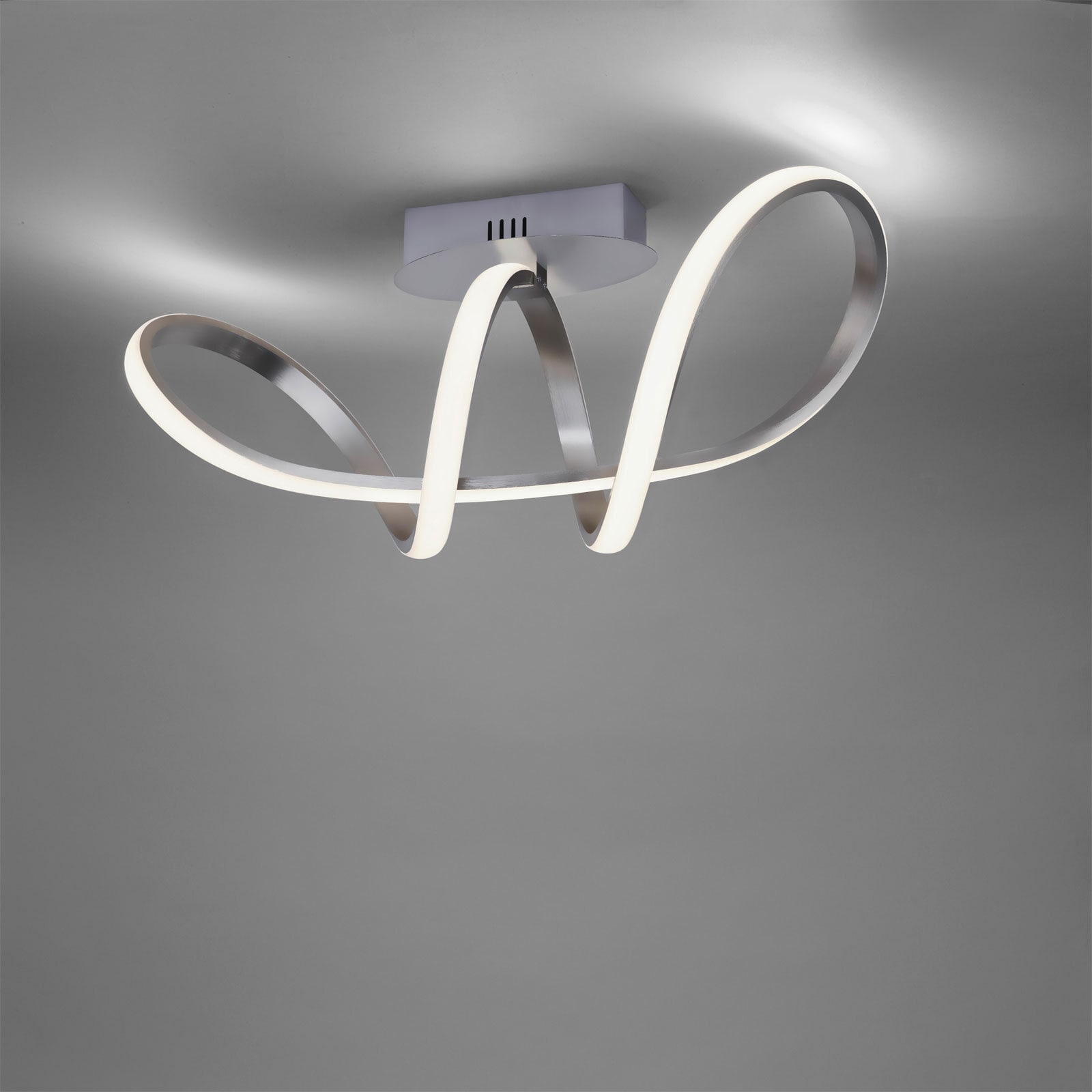 LED-Deckenleuchte Maria 61x24,5x27 Alu