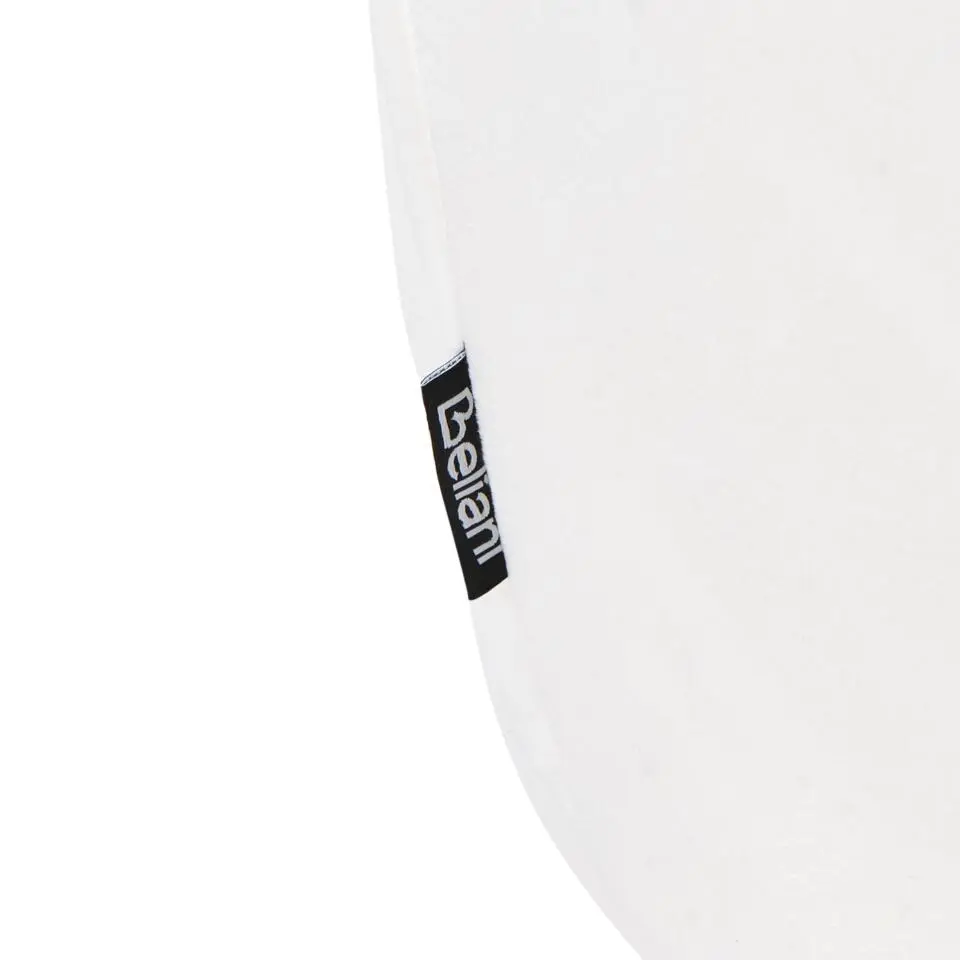 IRVING - Poef - Wit - 43 cm - Fluweel