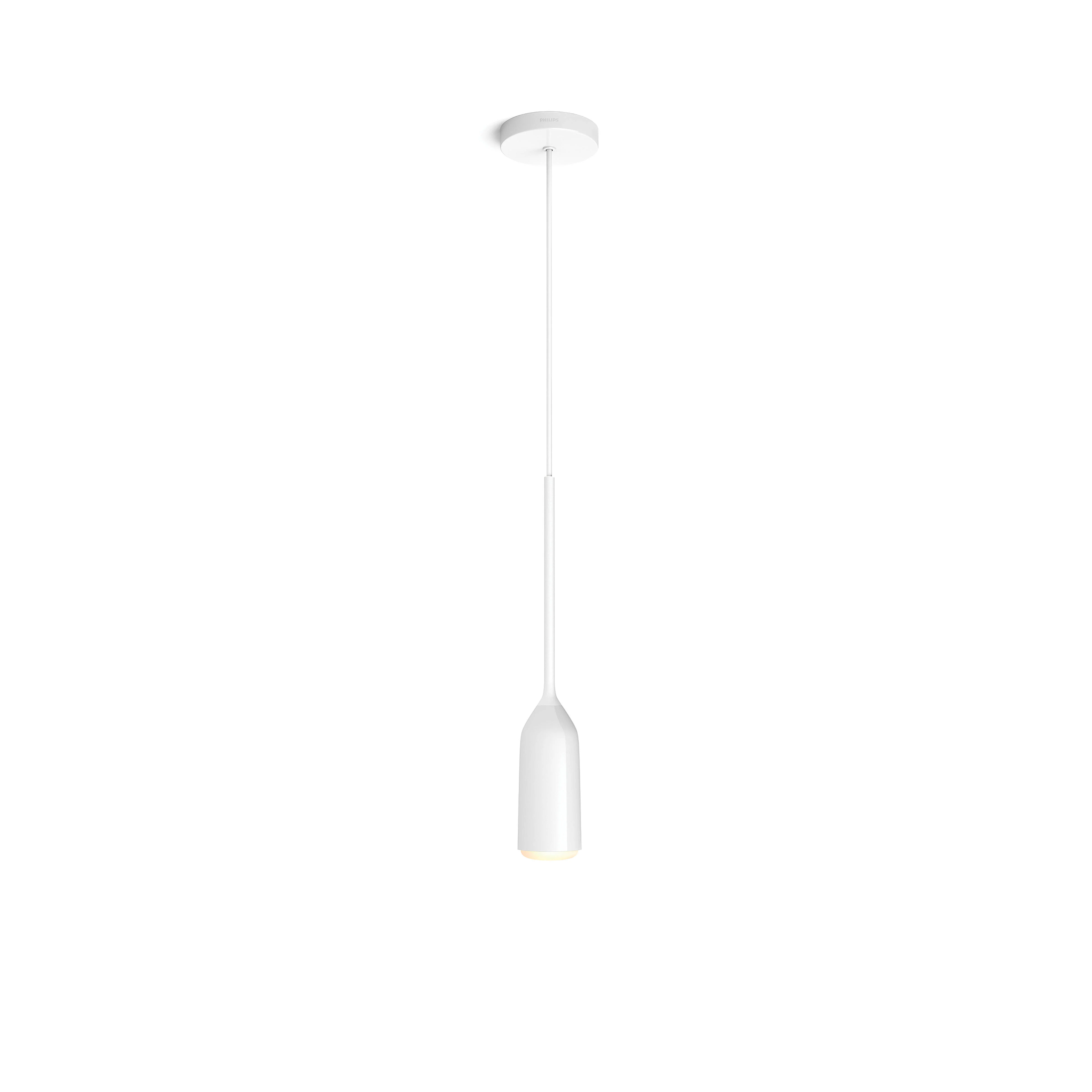 Philips Hue Devote hanglamp - warm tot koelwit licht - 1 dimmer switch
